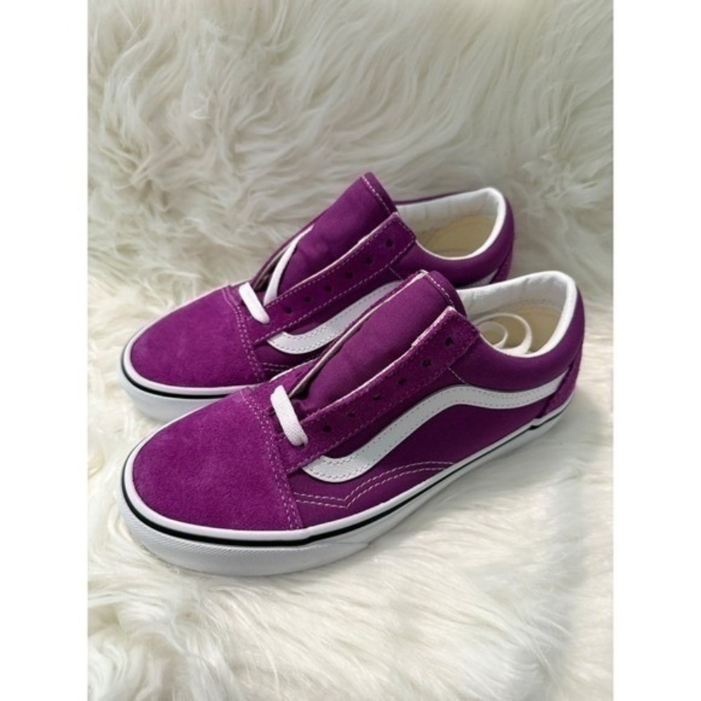 Vans Old Skool Color Theory Willowherb Purple Low Top Sneakers Women's 5 NEW